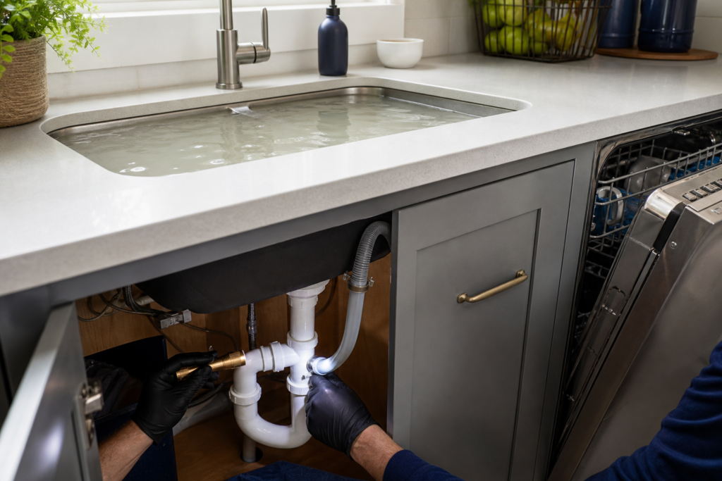 Why Does a Kitchen Drain Back Up When the Dishwasher Runs?